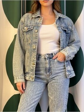 Acid wash Jean jacket